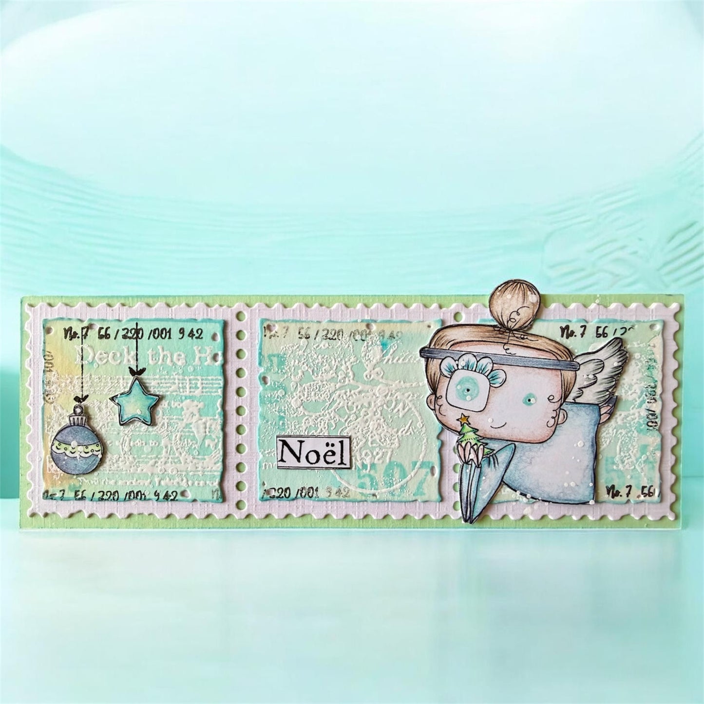 Janet Klein Season Of Sparkle Stamps Bundle + Free Poster & Bio Cards
