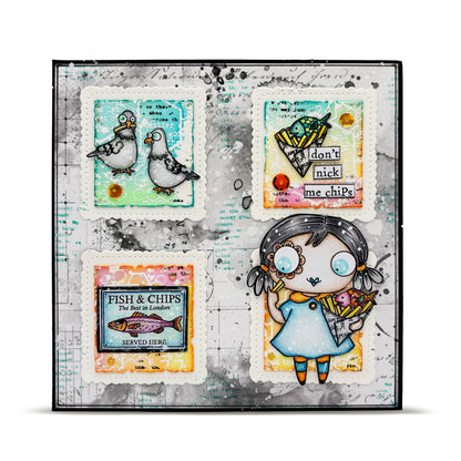 #TP-1325 - A7 Stamp Set - Fish ‘n Chips