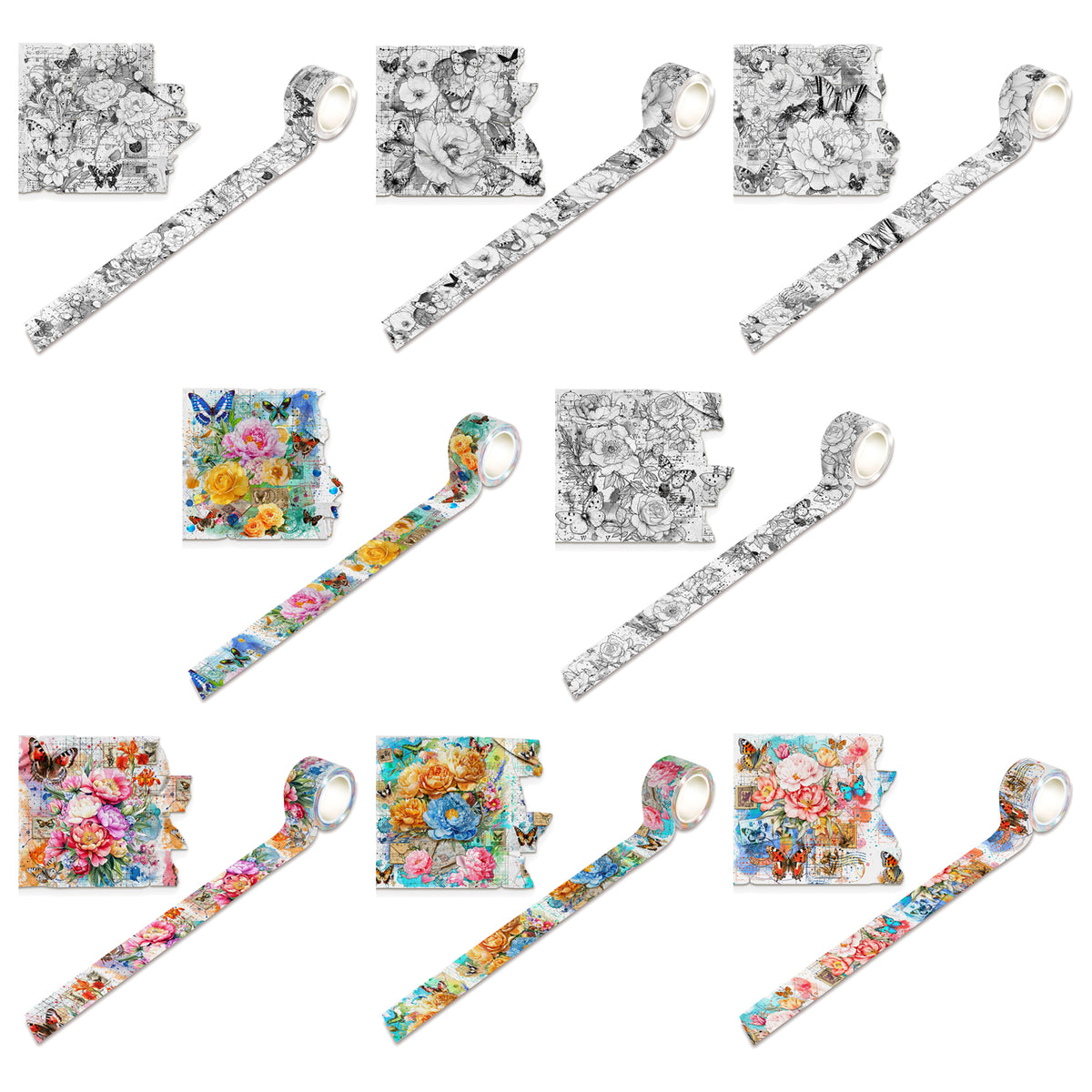 Layer-It-Up Floral Washi Tape Bundle