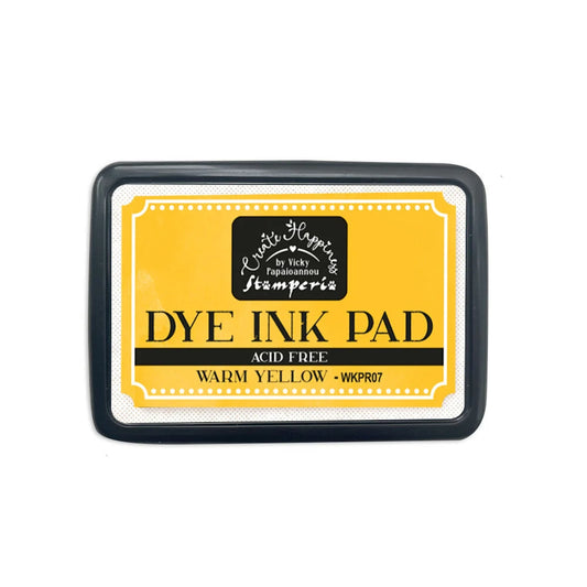 Stamperia Create Happiness Dye Ink Pad Warm Yellow