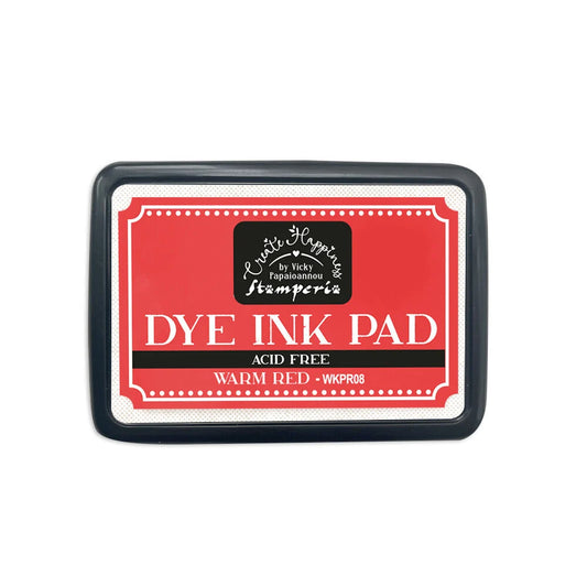 Stamperia Create Happiness Dye Ink Pad Warm Red