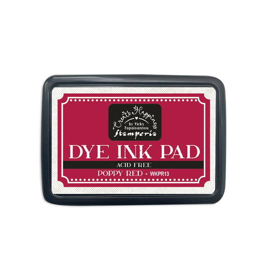 Stamperia Create Happiness Dye Ink Pad Poppy Red