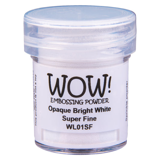 WOW! Embossing Powder 160ml - Opaque Bright White Superfine