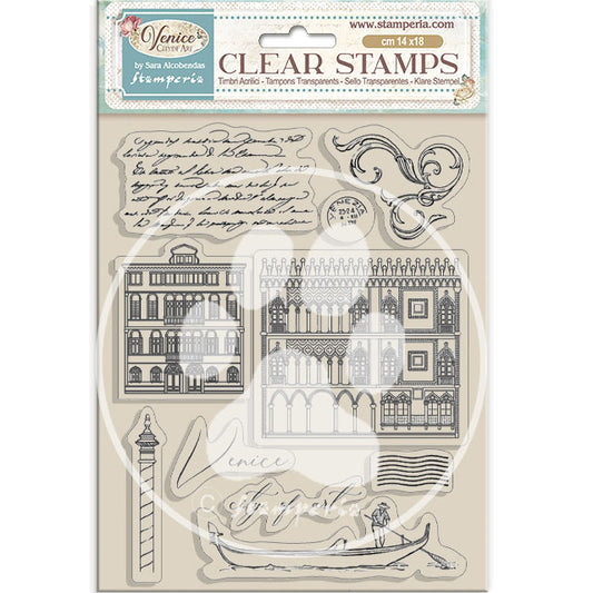 Stamperia Venice City of Art Clear Stamp Elements