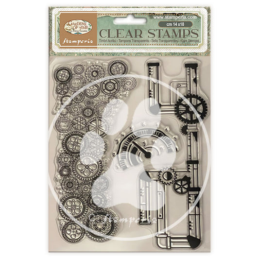 Stamperia Gardens of Time Clear Stamp Tubes (WTK239)