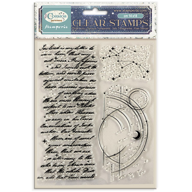 Stamperia Cosmos Clear Stamps by Cristina Radovan