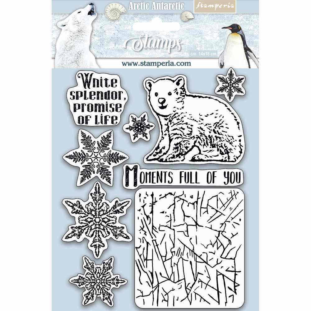 Stamperia 14 cm x 18 cm HD Rubber Stamp Moments Full Of You