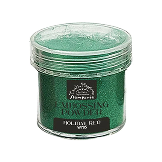 Stamperia Create Happiness Embossing Powder Holiday Green 18g