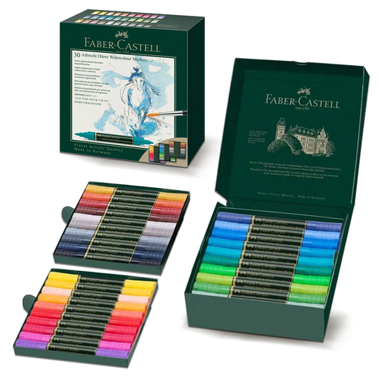 Faber Castell Watercolour Markers Box (30pcs)