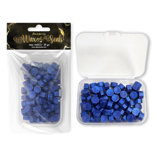 Stamperia Wax And Seals Wax Refill Bluette 20gr