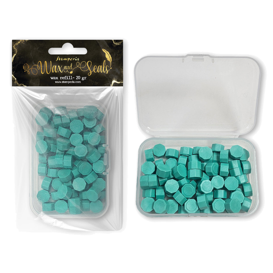 Stamperia Wax And Seals Wax Refill Turquoise 20gr