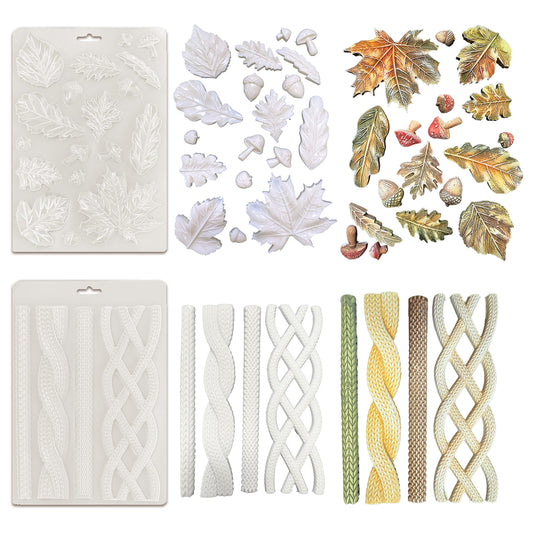 Stamperia Whispering Woods A5 Soft Mould Bundle