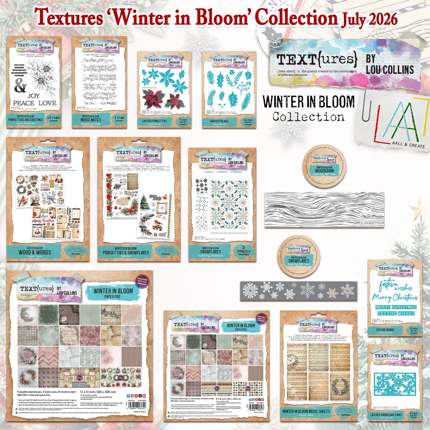 TEXT{ures} Winter in Bloom Complete Collection (save £10)