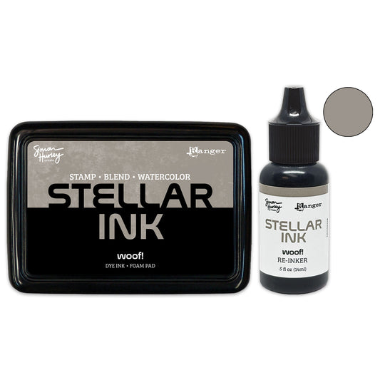 Ranger Simon Hurley create. Stellar Ink Pad & Re-Inker - Woof!