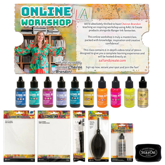 Online Workshop with Cheiron Brandon + Kit ~ The Magic of Alcohol Inks!