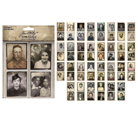 Idea-ology Tim Holtz Photomatic 30 Pcs - 5.32"x2.24"x0.1"