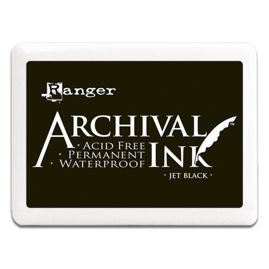 XXL Archival Jumbo Ink Pad Jet Black