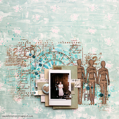TP-159 - A5 Clear Stamp Set - Mail Art