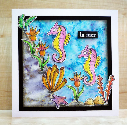 TP-859 - A6 Clear Stamp Set - Ocean Floor