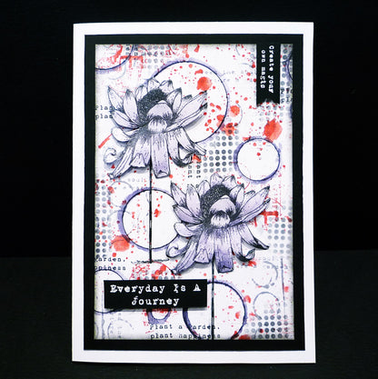 #87 - A4 Stencil - Totally Dotty