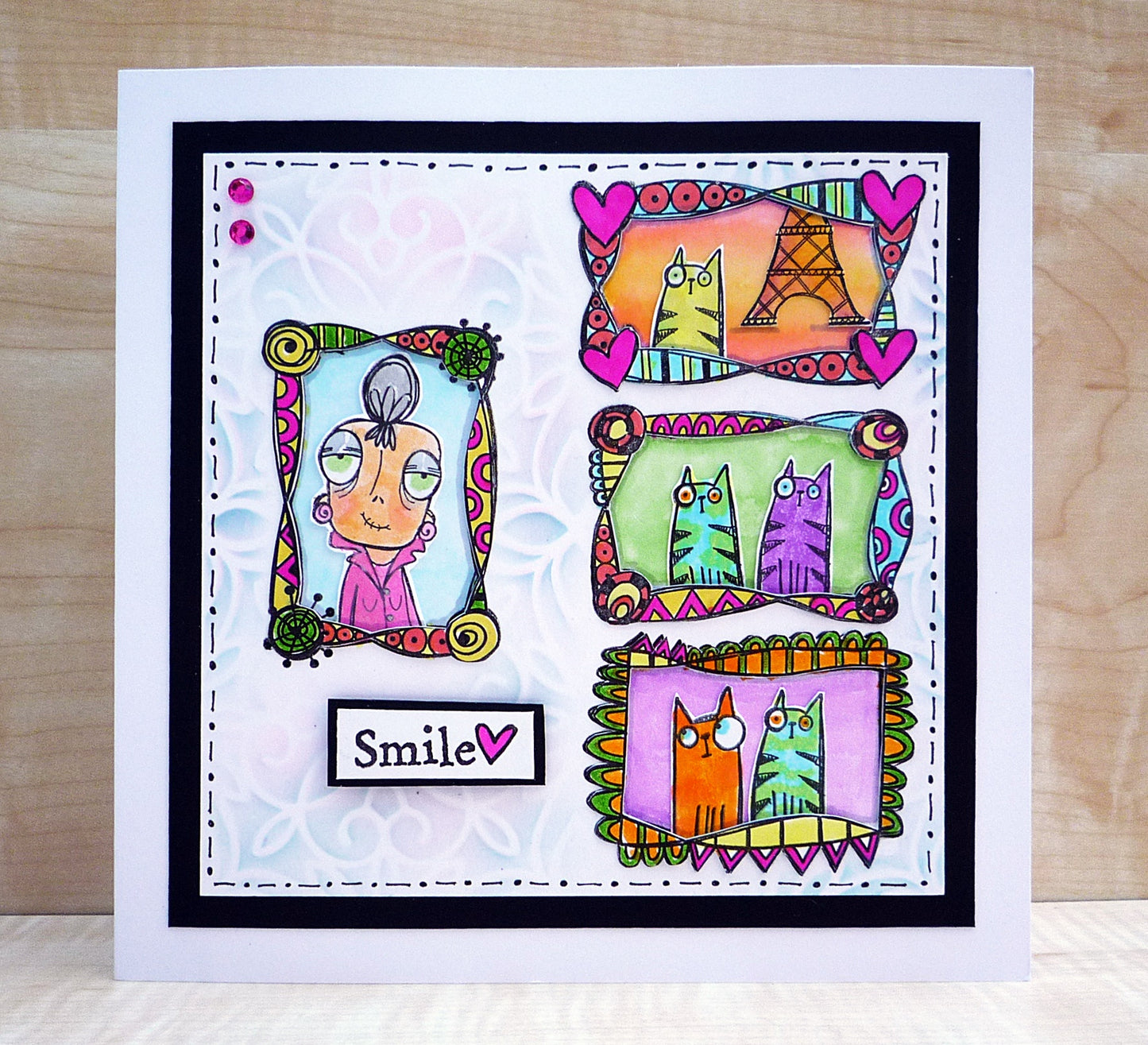 #824 - A6 Clear Stamp Set - Doodle Frames