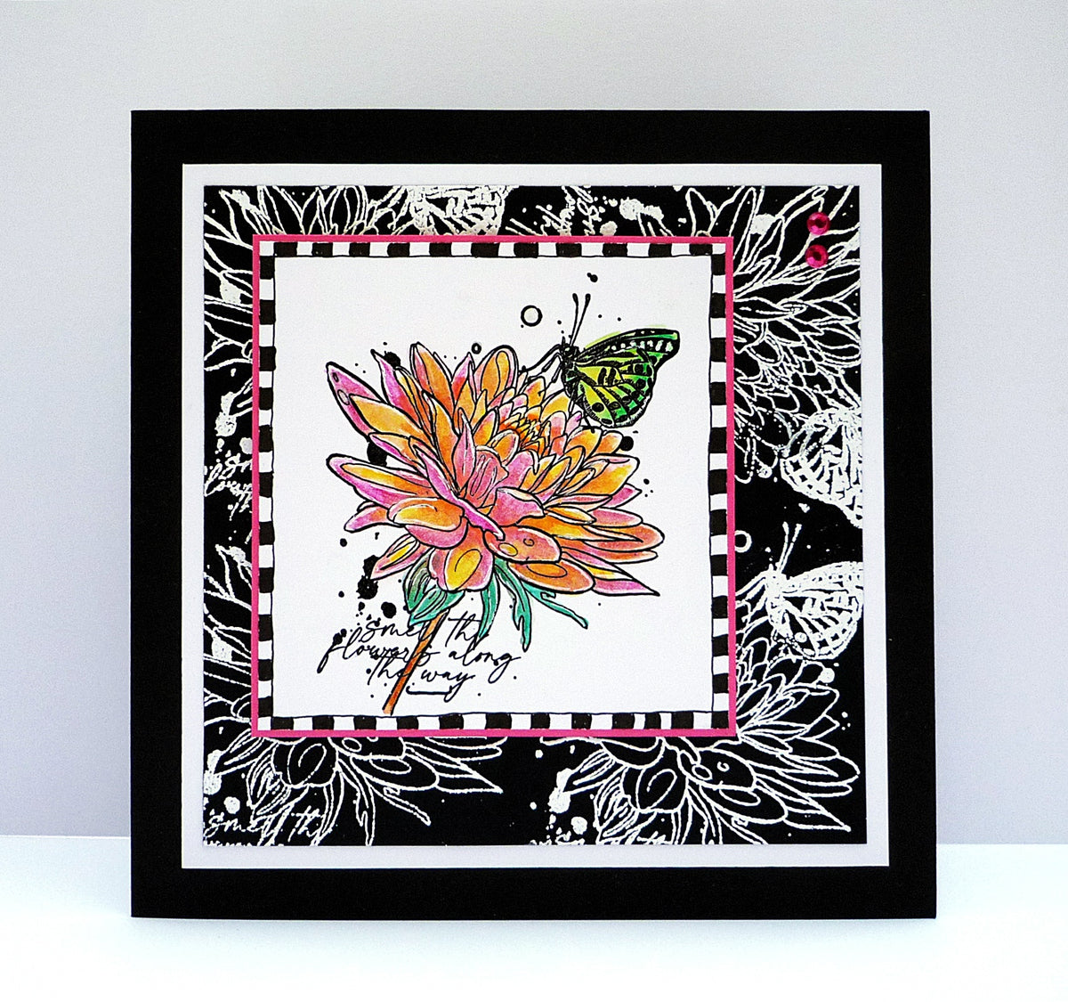 TP-745 - Visiting The Flowers - A5 Clear Stamp Set