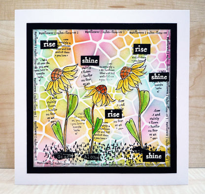 #851 - A7 Clear Stamp Set - Rise & Shine