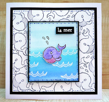 TP-858 - A7 Clear Stamp Set - Plenty of Fish