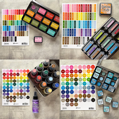 Ranger Tim Holtz Distress® Label Sheets Assorted - White Printing