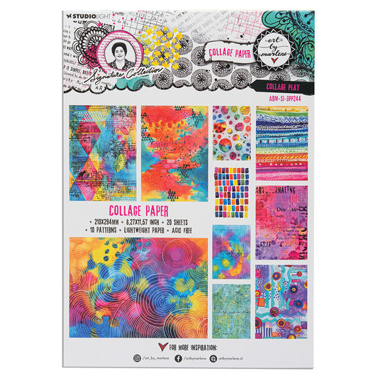 Art By Marlene Signature Collection Collage Paper Collage Play