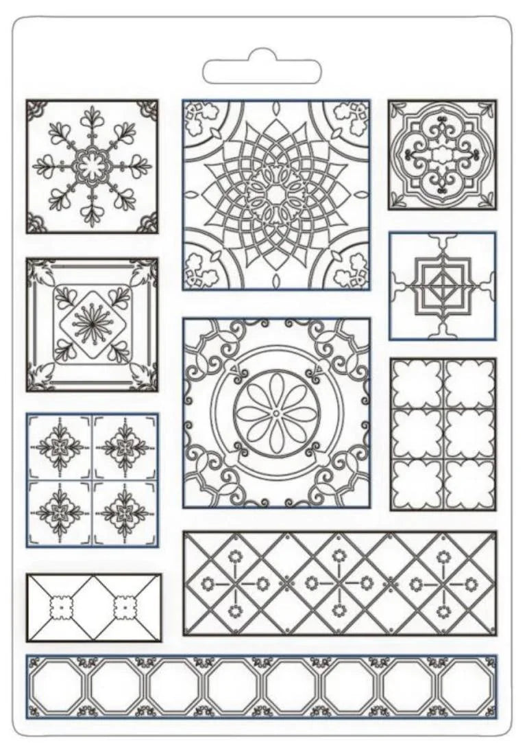 Stamperia Soft Mould A5 Casa Granada Tiles