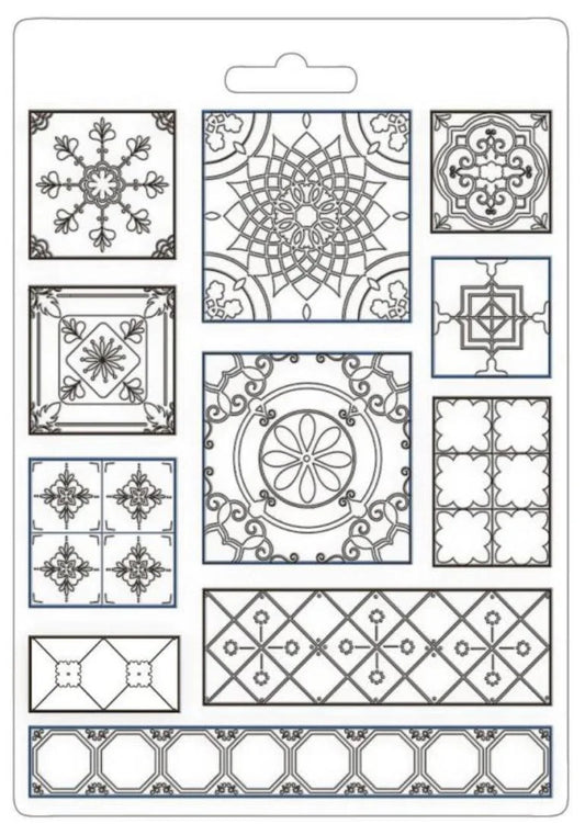 Stamperia Soft Mould A5 Casa Granada Tiles