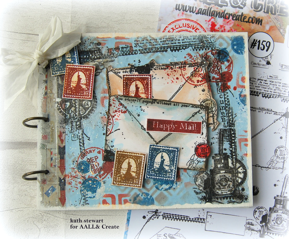 TP-159 - A5 Clear Stamp Set - Mail Art