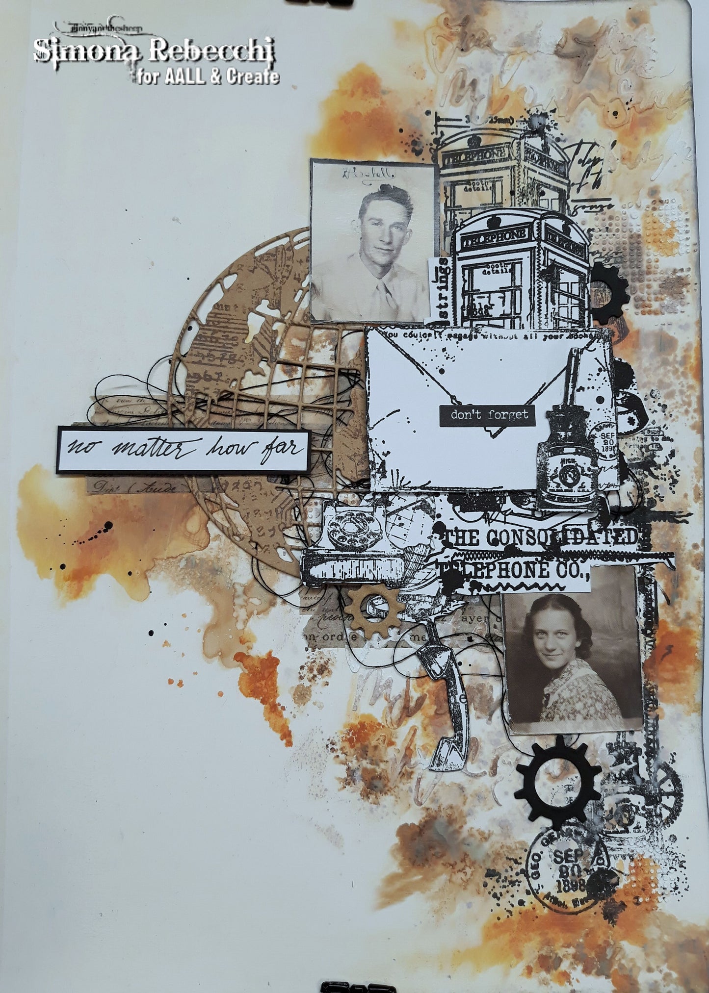 TP-237 - A5 Clear Stamp Set - Phonebooth Elements
