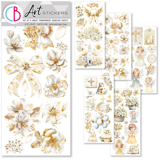Ciao Bella Blessing Day Transparent Adhesive Sheets (5pcs)