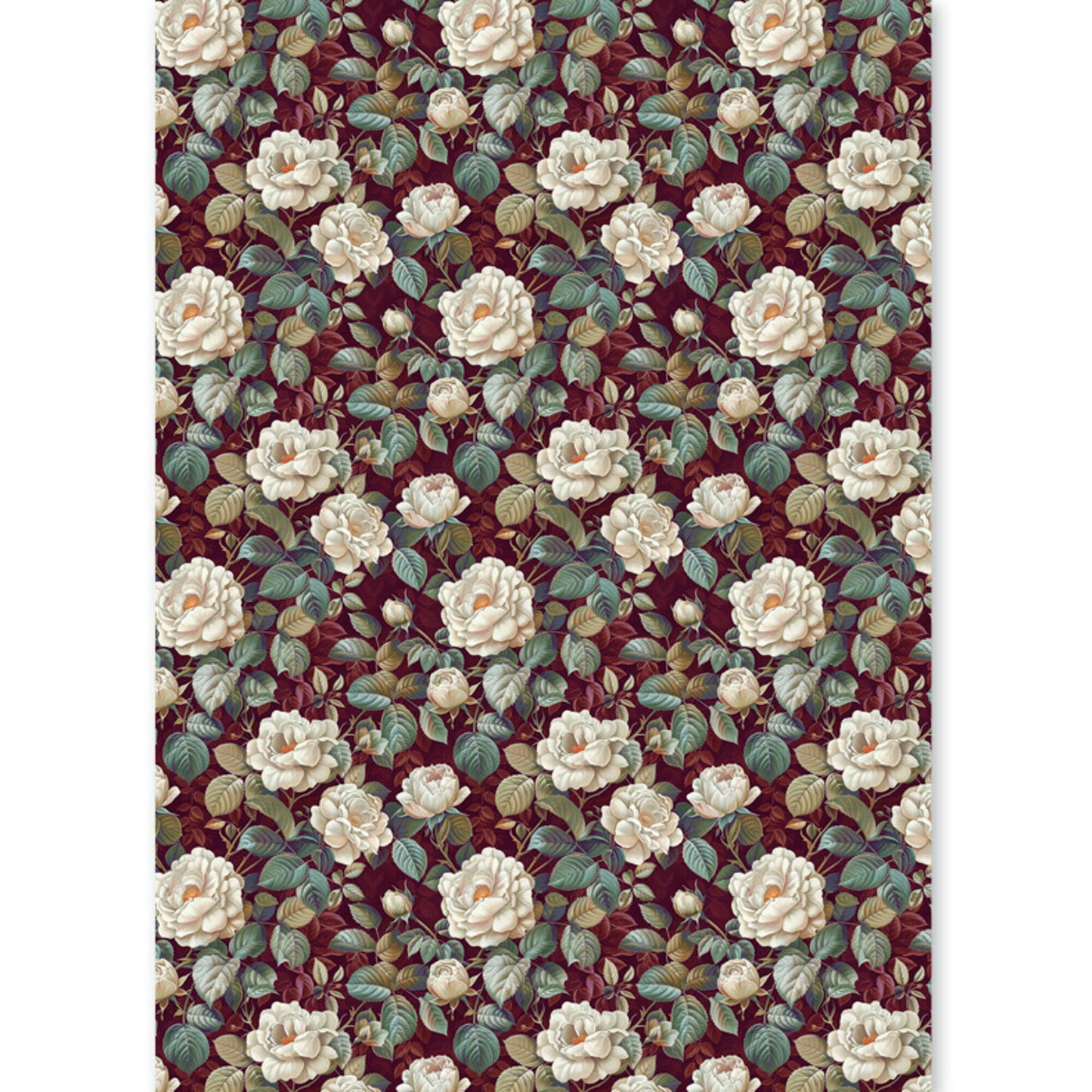 Ciao Bella Bohemian Burgundy A5 Rice Paper Mixed (8pcs)