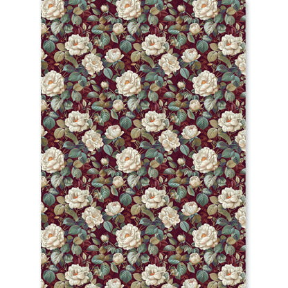 Ciao Bella Bohemian Burgundy A5 Rice Paper Mixed (8pcs)