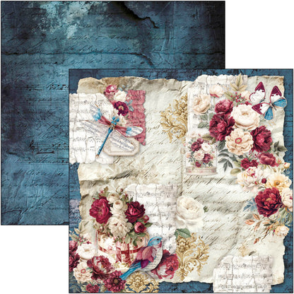 Ciao Bell Bohemian Burgundy 8x8 Inch Paper Pad (12pcs)