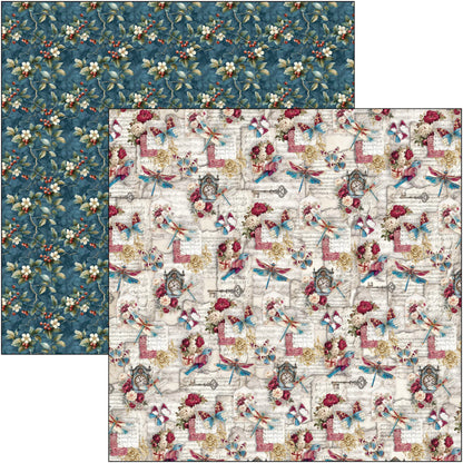 Ciao Bell Bohemian Burgundy 8x8 Inch Paper Pad (12pcs)