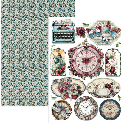 Ciao Bella Bohemian Burgundy A4 Creative Pad (9pcs)