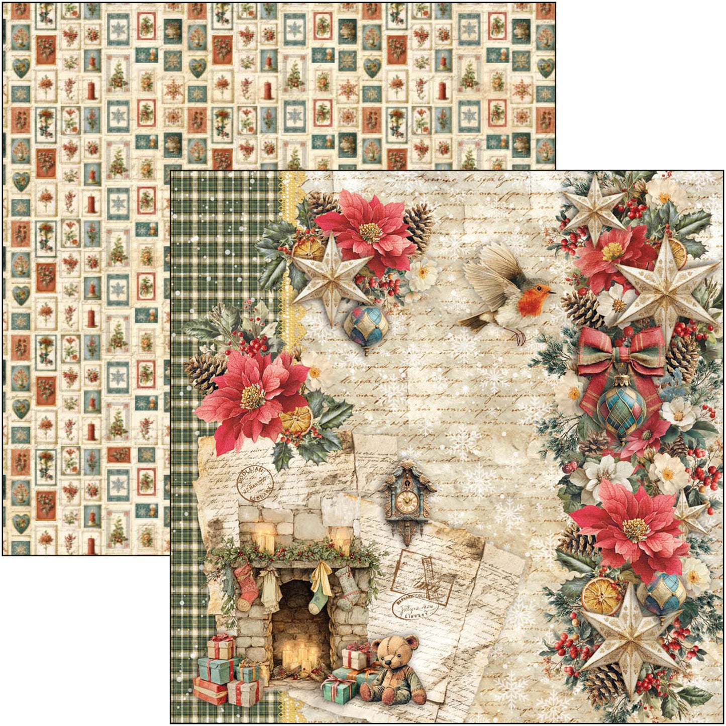 Ciao Bell Merry & Bright 12x12 Inch Paper Pad (12pcs)