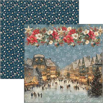 Ciao Bell Merry & Bright 12x12 Inch Paper Pad (12pcs)