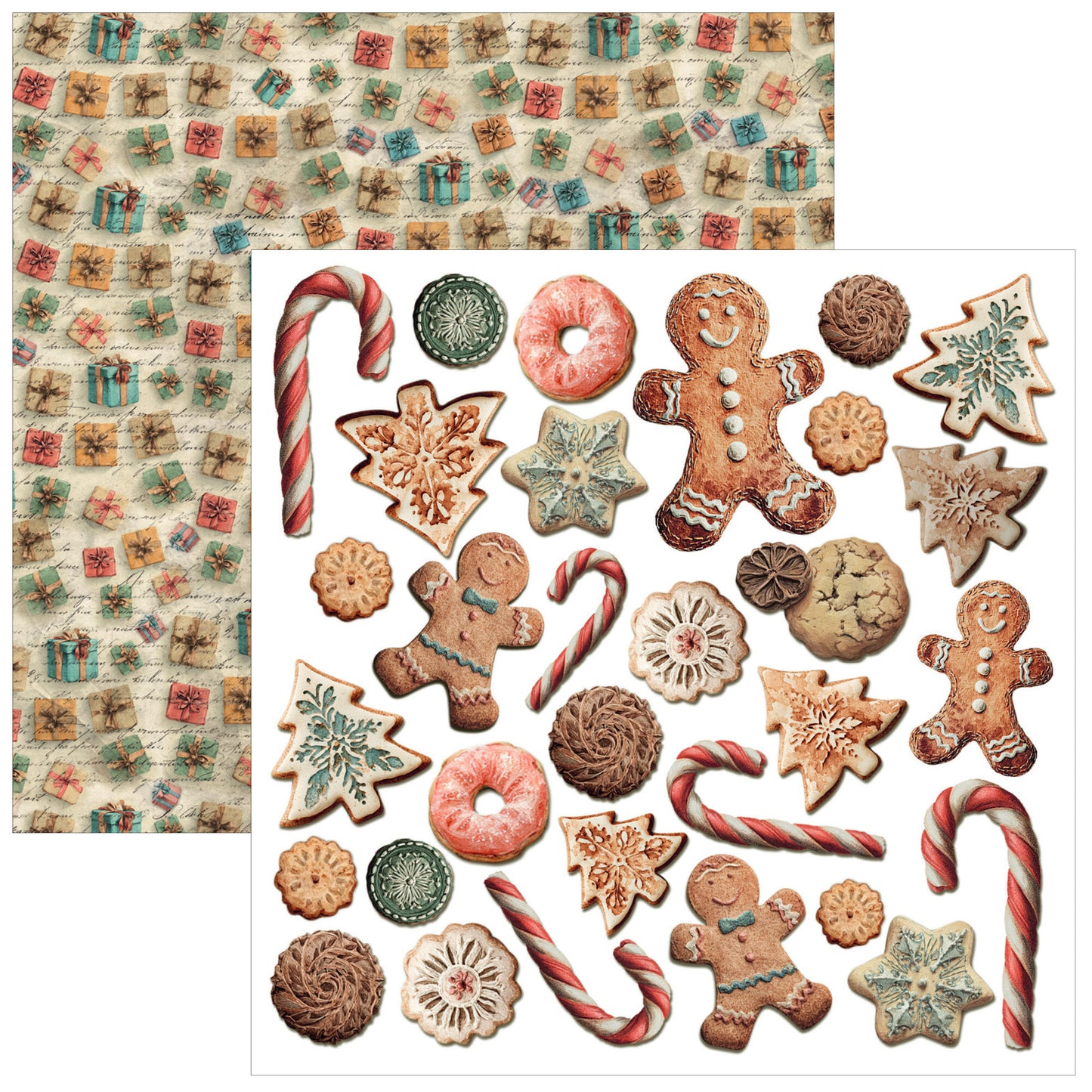 Ciao Bell Merry & Bright 6x6 Inch Fussy Cut Pad (24pcs)