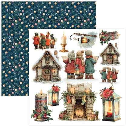 Ciao Bell Merry & Bright 6x6 Inch Fussy Cut Pad (24pcs)