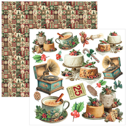 Ciao Bell Merry & Bright 6x6 Inch Fussy Cut Pad (24pcs)