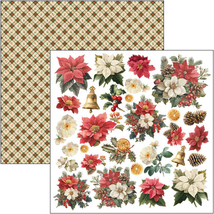 Ciao Bell Merry & Bright 8x8 Inch Paper Pad (12pcs)