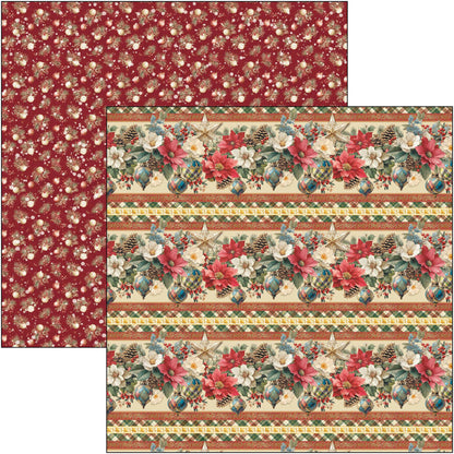 Ciao Bell Merry & Bright 8x8 Inch Paper Pad (12pcs)