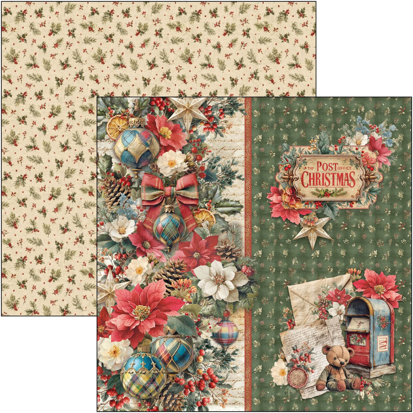 Ciao Bell Merry & Bright 8x8 Inch Paper Pad (12pcs)