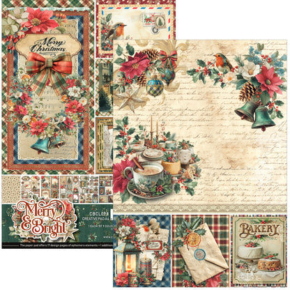 Ciao Bell Merry & Bright A4 Creative Pad (9pcs)
