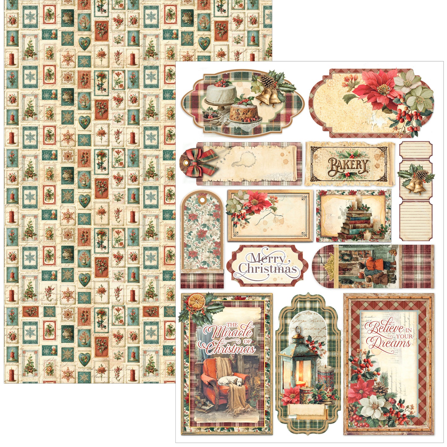 Ciao Bell Merry & Bright A4 Creative Pad (9pcs)